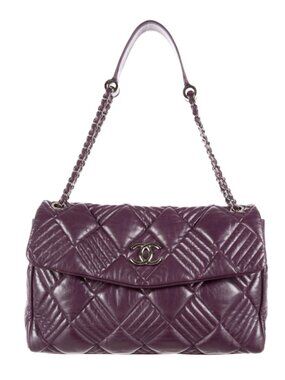 Chanel Purple Maxi Inside Out Bag